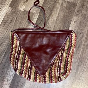 Vintage carpet that can be carried multiple ways